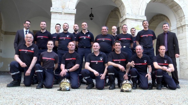 Réception des sapeurs-pompiers de BESSANS en Savoie