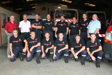 Visite du directeur départemental d'incendie et de secours de l' Hérault